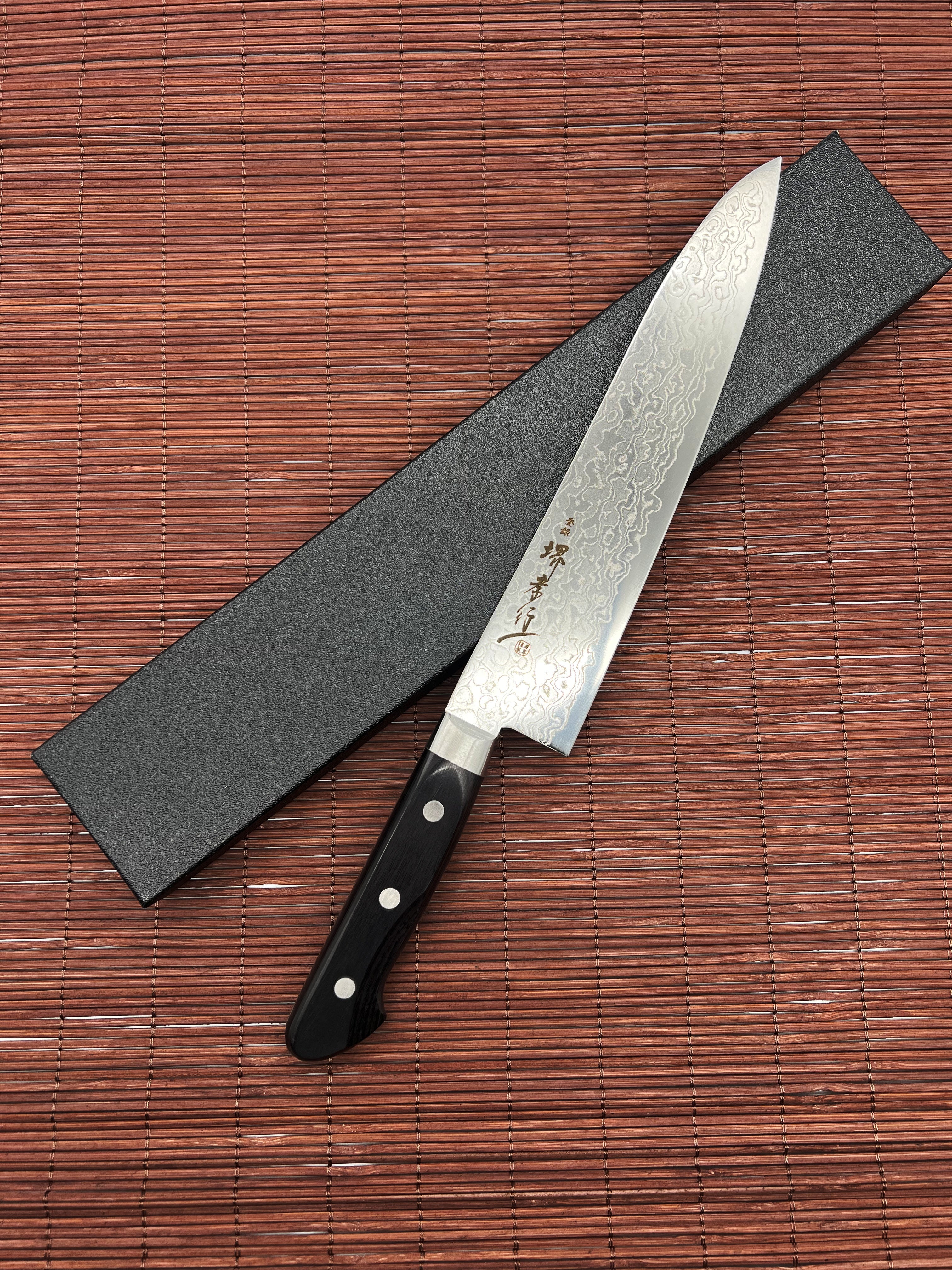 Sakai Takayuki 45-Layer Damascus Mirrored Japanese Chef's Gyuto Knife 210mm