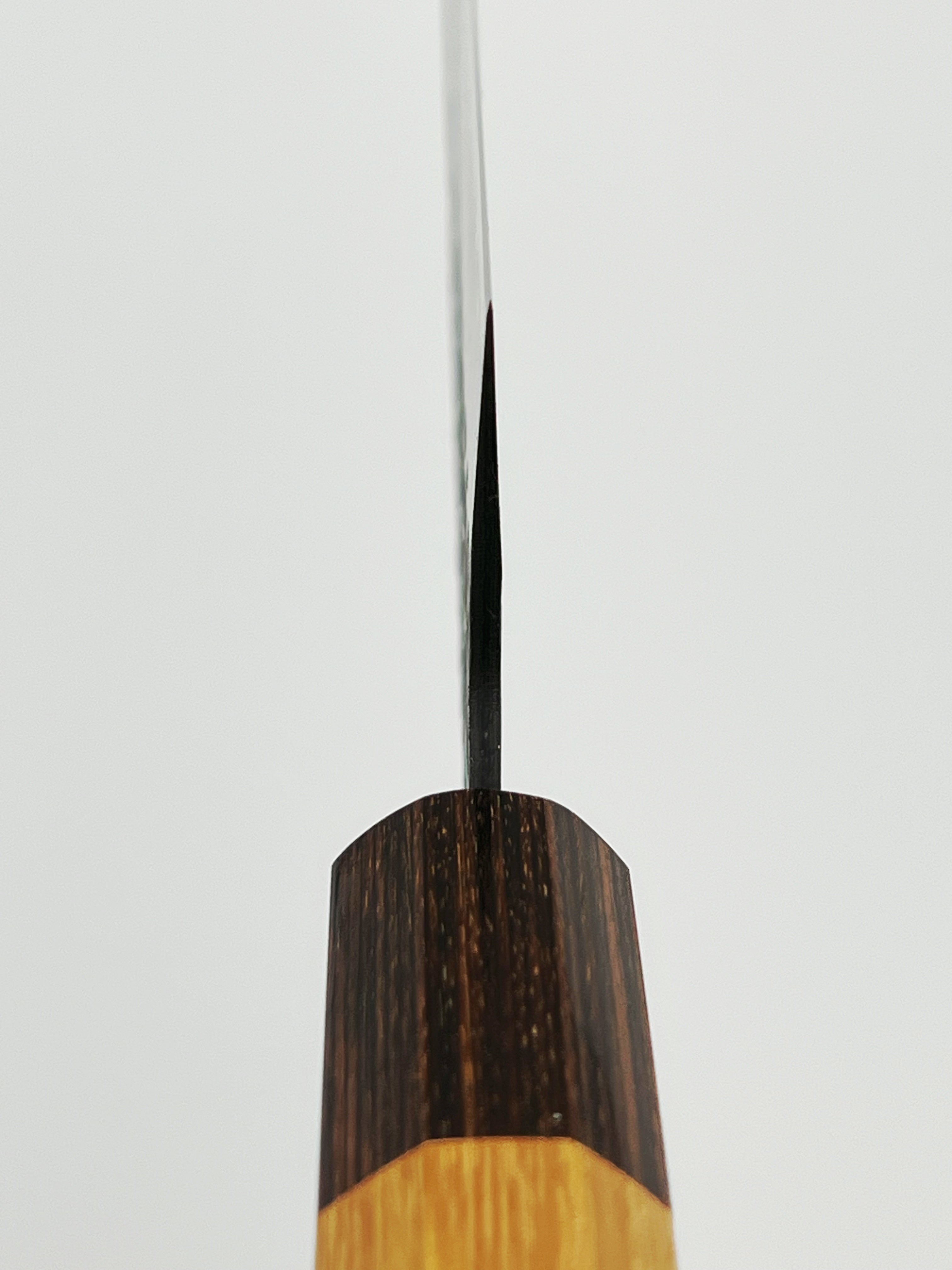Sakai Takayuki Aogami Super Kurouchi Hammered WA Japanese Chef’s Gyuto Knife 210mm