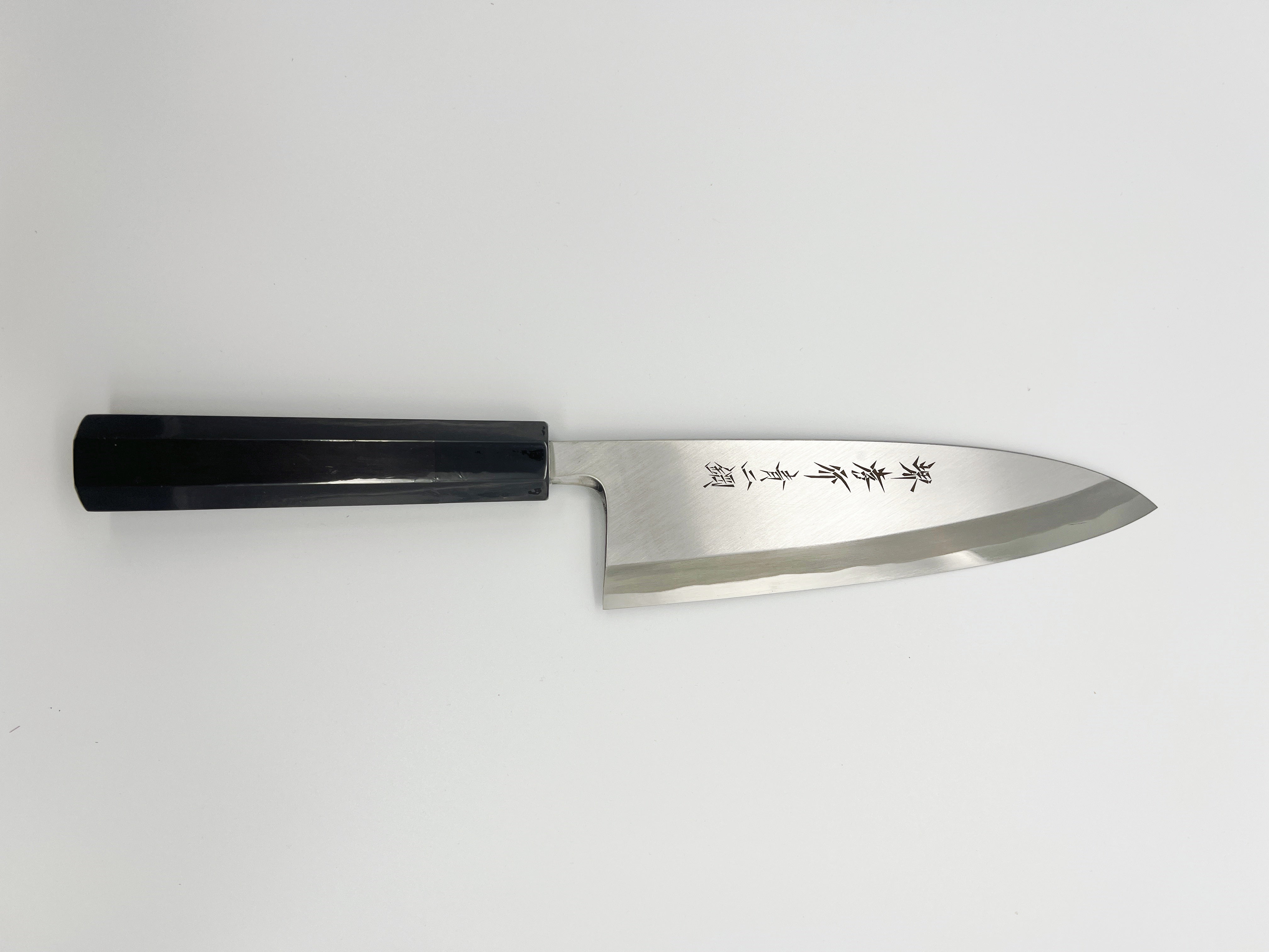 Sakai Takayuki Aoniko Blue 2 Steel Ebony Handle Japanese Chef's Deba Knife 180mm