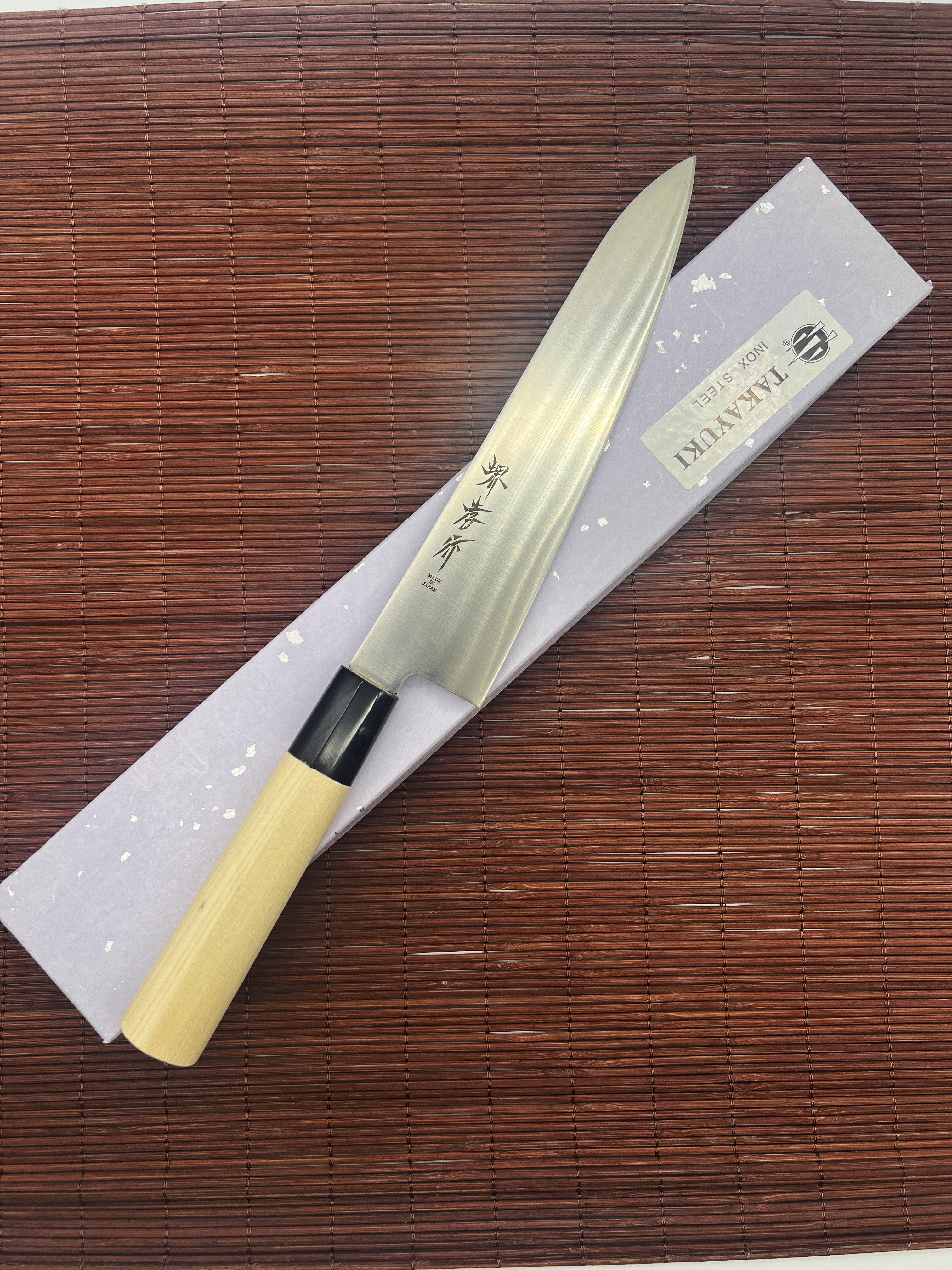 Sakai Takayuki INOX Molybdenum Stainless Japanese Style Wa Gyuto 210mm