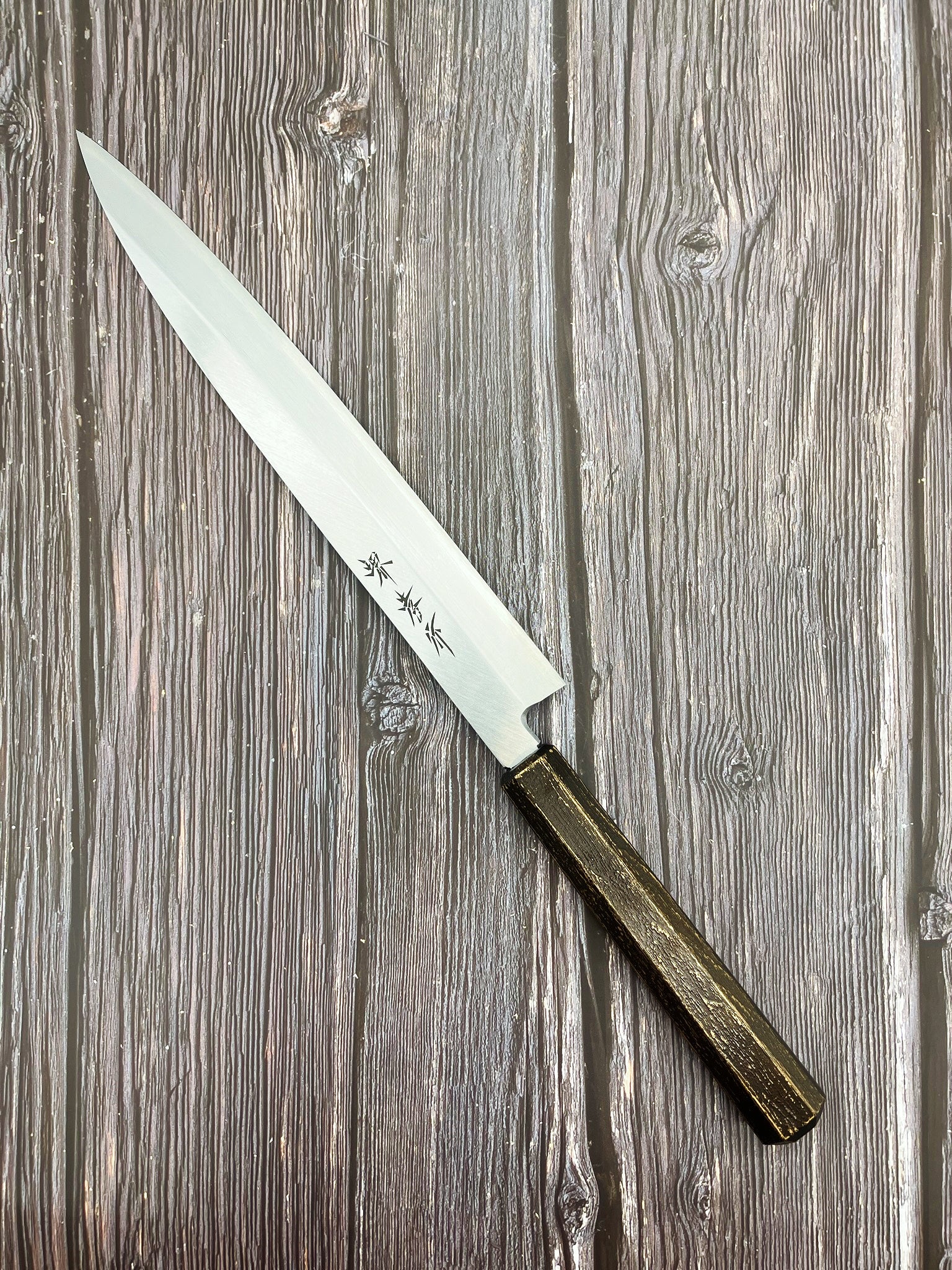 Sakai Takayuki INOX Japanese-style Nanairo Chef's Yanagiba (Sashimi) 240mm ABS Resin Handle (Ink Gold Color)