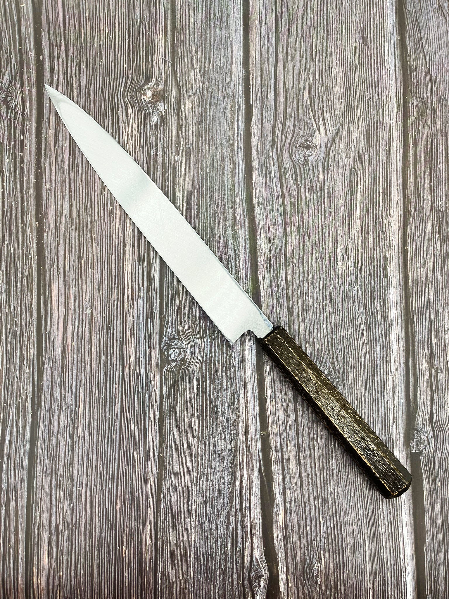 Sakai Takayuki INOX Japanese-style Nanairo Chef's Yanagiba (Sashimi) 240mm ABS Resin Handle (Ink Gold Color)