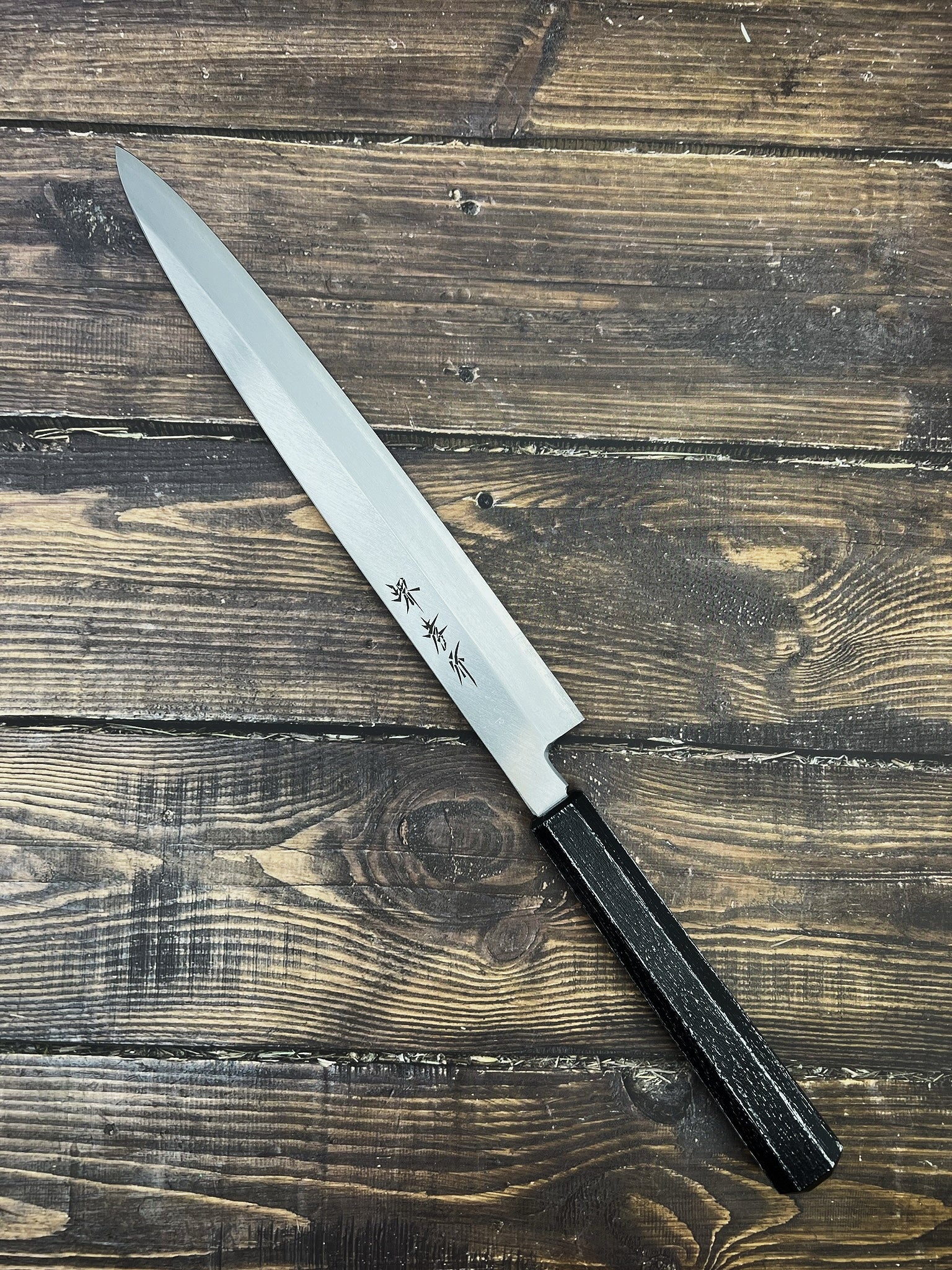 Sakai Takayuki INOX Japanese-style Nanairo Chef's Yanagiba (Sashimi) 270mm ABS Resin Handle (Black Ebony)