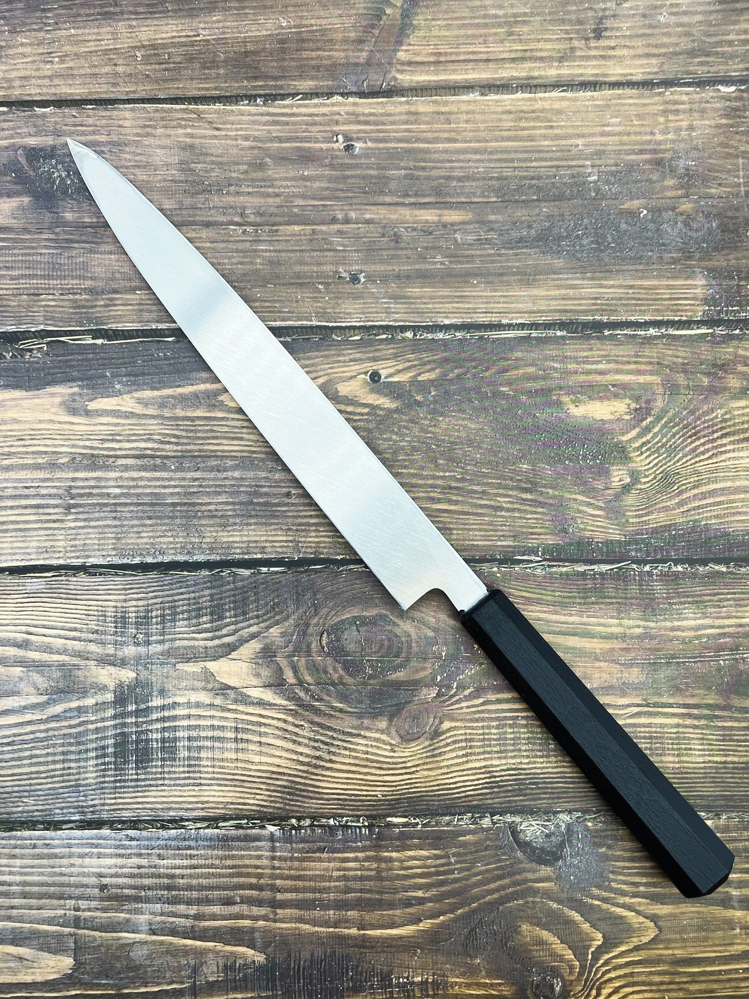 Sakai Takayuki INOX Japanese-style Nanairo Chef's Yanagiba (Sashimi) 270mm ABS Resin Handle (Jet Black)