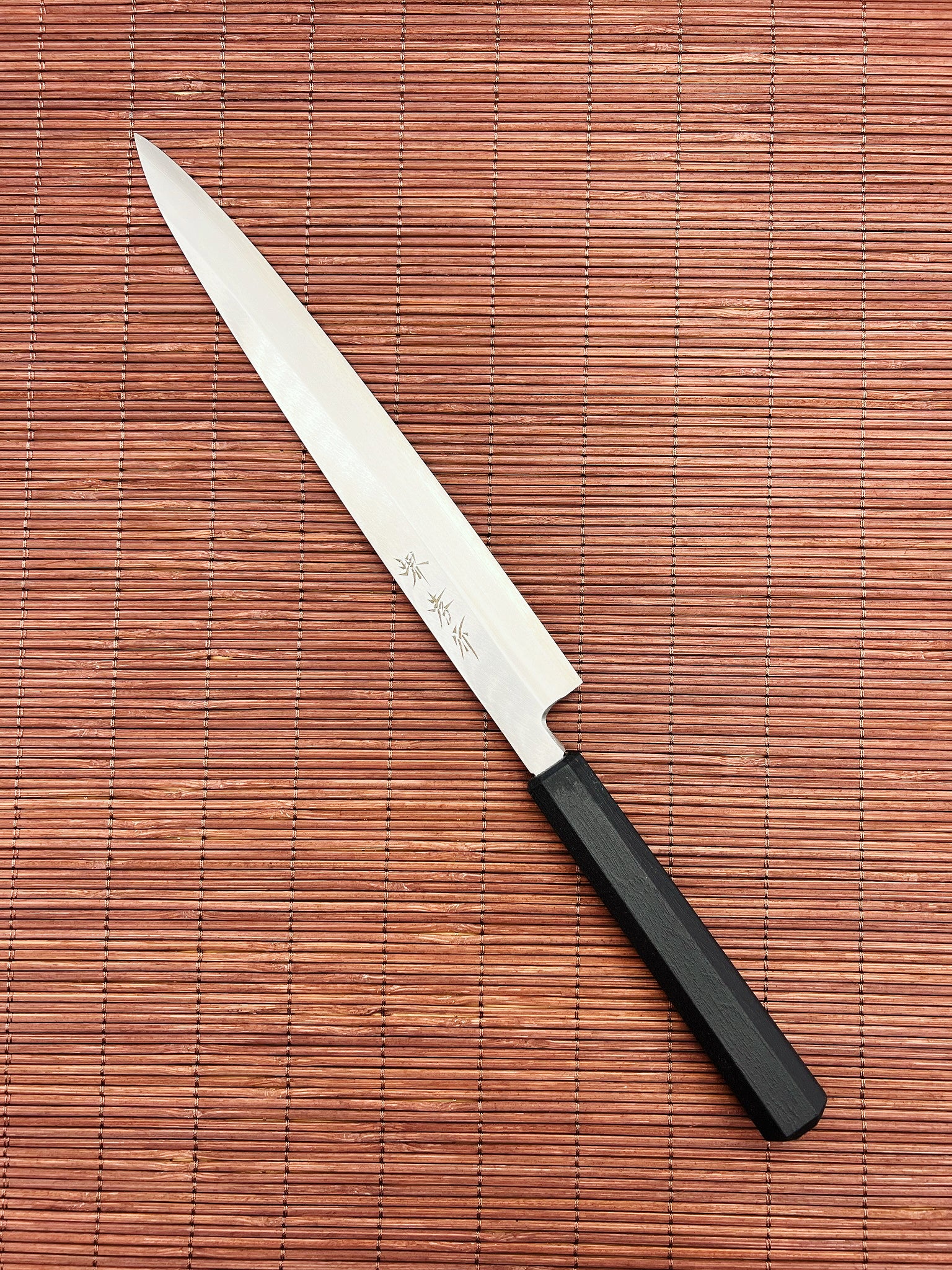 Sakai Takayuki INOX Japanese-style Nanairo Chef's Yanagiba (Sashimi) 240mm ABS Resin Handle (Jet Black)