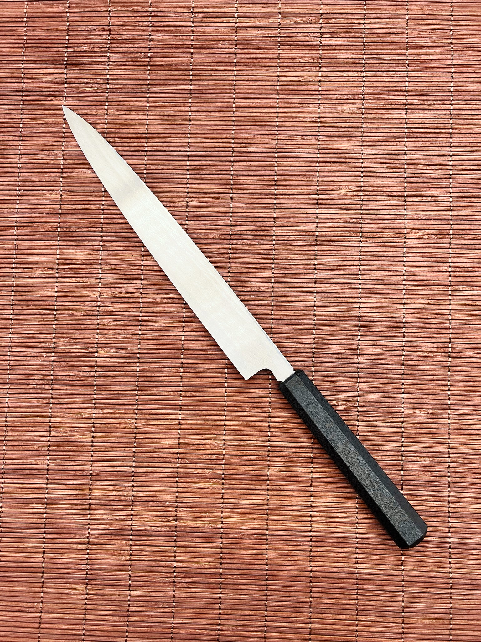 Sakai Takayuki INOX Japanese-style Nanairo Chef's Yanagiba (Sashimi) 240mm ABS Resin Handle (Jet Black)