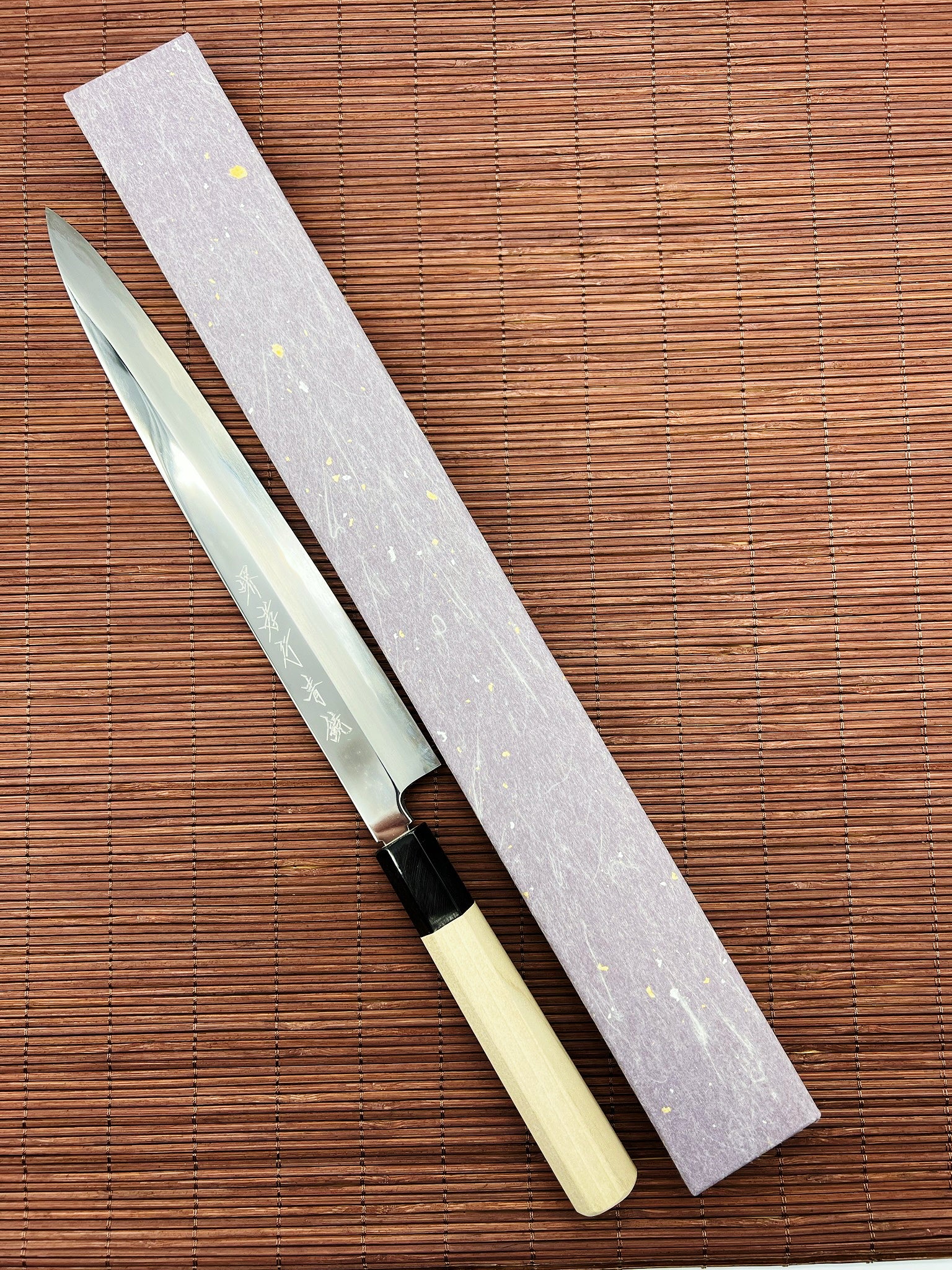 Sakai Takayuki (Aoniko Blue Steel #2) Mirror Finish Yanagiba 270mm