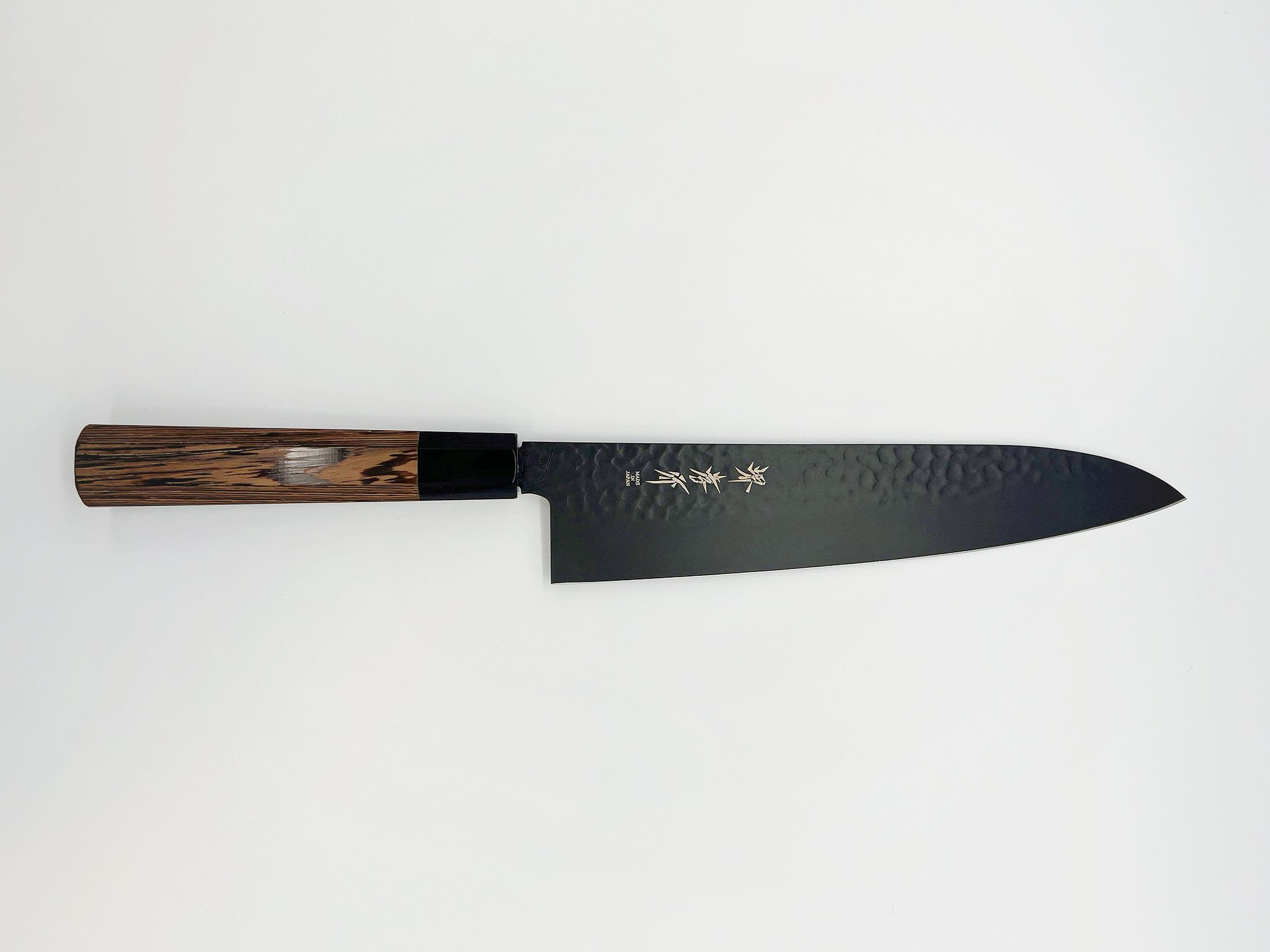 Sakai Takayuki Non-Stick Coating VG10 Hammered WA KUROKAGE Gyuto Knife 240mm with Wenge Handle